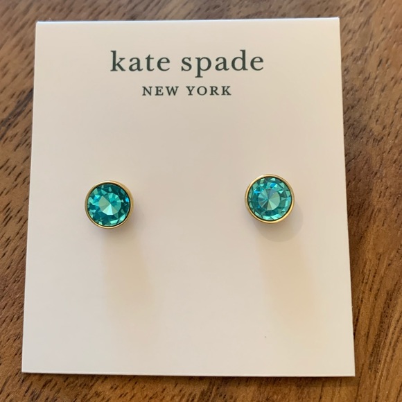 kate spade Jewelry - Kate Spade Aquamarine Studs